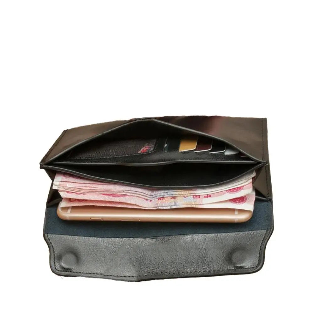 Klassieke portemonnee met Magnetische flap