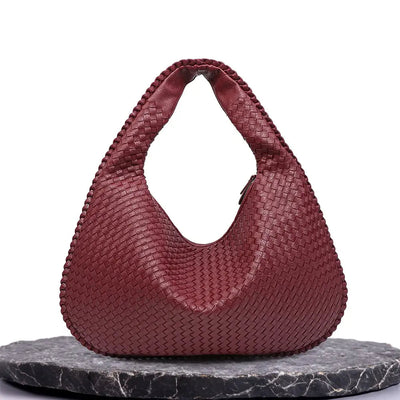 Valentina | Geweven Rode Tote Bag